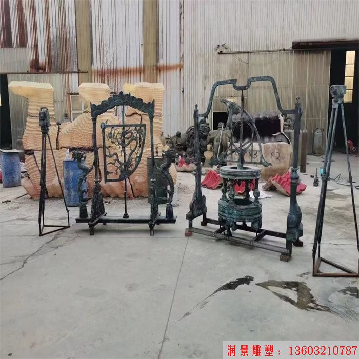 古代器具铜雕塑 厂家来图定制